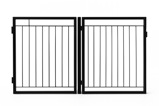 Flat-top barbed wire fence20*32“-2