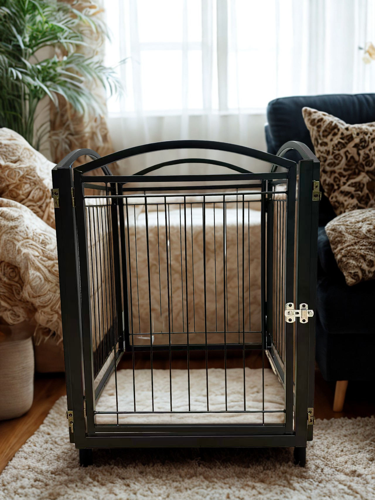 Foldable Freestanding Pet Gate24*32"